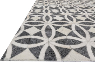 Dorado DB-06 Rug, Graphite and Ivory, 2'6"x8'