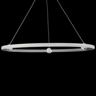 ET2 E23513 Nodes 32"W LED Ring Chandelier - Black