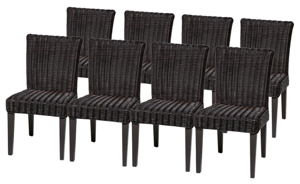 8 Venice Armless Dining Chairs