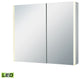ELK LIGHTING Lmc3K-3227-El2 32X27-Inch Led Mirrored Medicine Cabinet