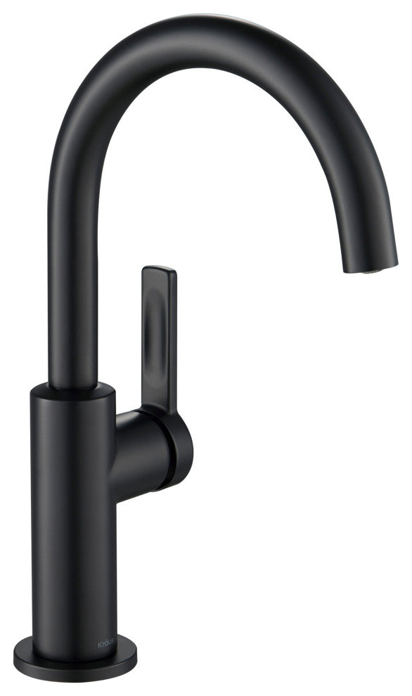 Oletto 1-Hole Kitchen Bar Faucet Matte Black, Model KPF-2822MB