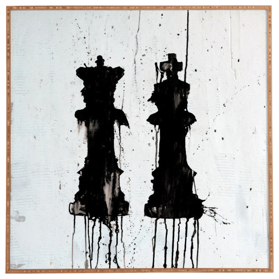 Deny Designs Kent Youngstrom Check Mates Framed Wall Art