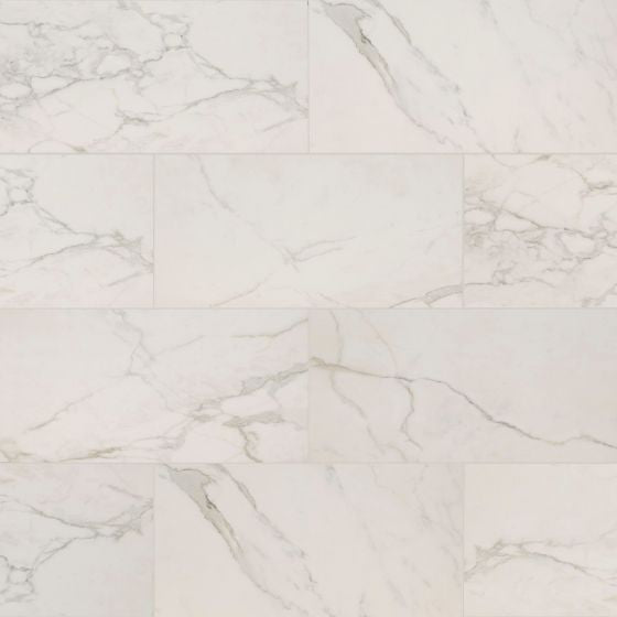 Regallo Calacatta Isla 12X24 Polished Porcelain Tile, (4x4 or 6x6) Sample
