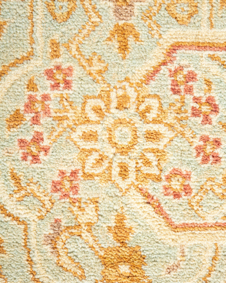 Mogul, One-of-a-Kind Hand-Knotted Area Rug Light Blue, 8'1"x10'4"