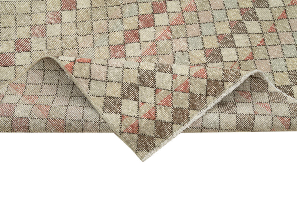 Rug N Carpet - Handmade Turkish 4' 1'' x 9' 2'' Antique Area Rug