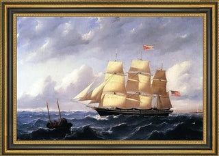 William Bradford Whaleship 'Twilight' of New Bedford Canvas Print, 16"x24"