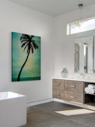 Lone Palm Print on Canvas, 101x152 cm