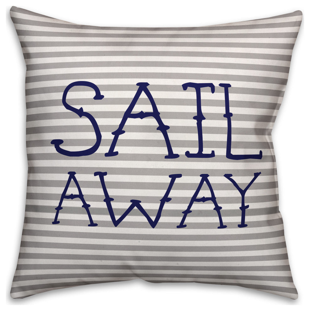 Sail Away 18x18 Spun Poly Pillow