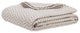 Classics Chevron Blanket, Light Gray, Queen