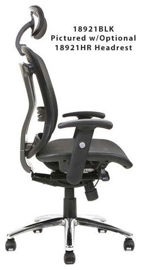 Mesh, Mid Back Task Chair with Chrome Frame, 28x25