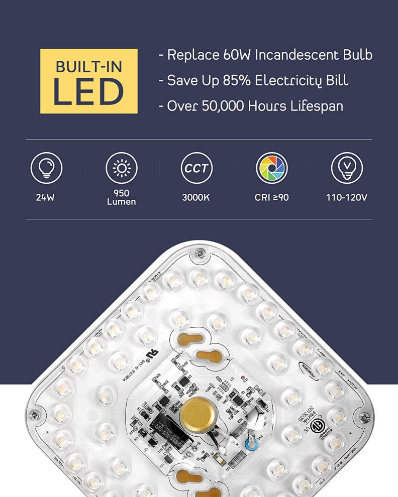 Modern Led ceiling light gold square flush mount ceiling lamp