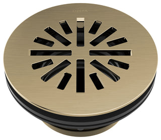 Delta DT051411 4" Prefab Round Shower Drain - Champagne Bronze