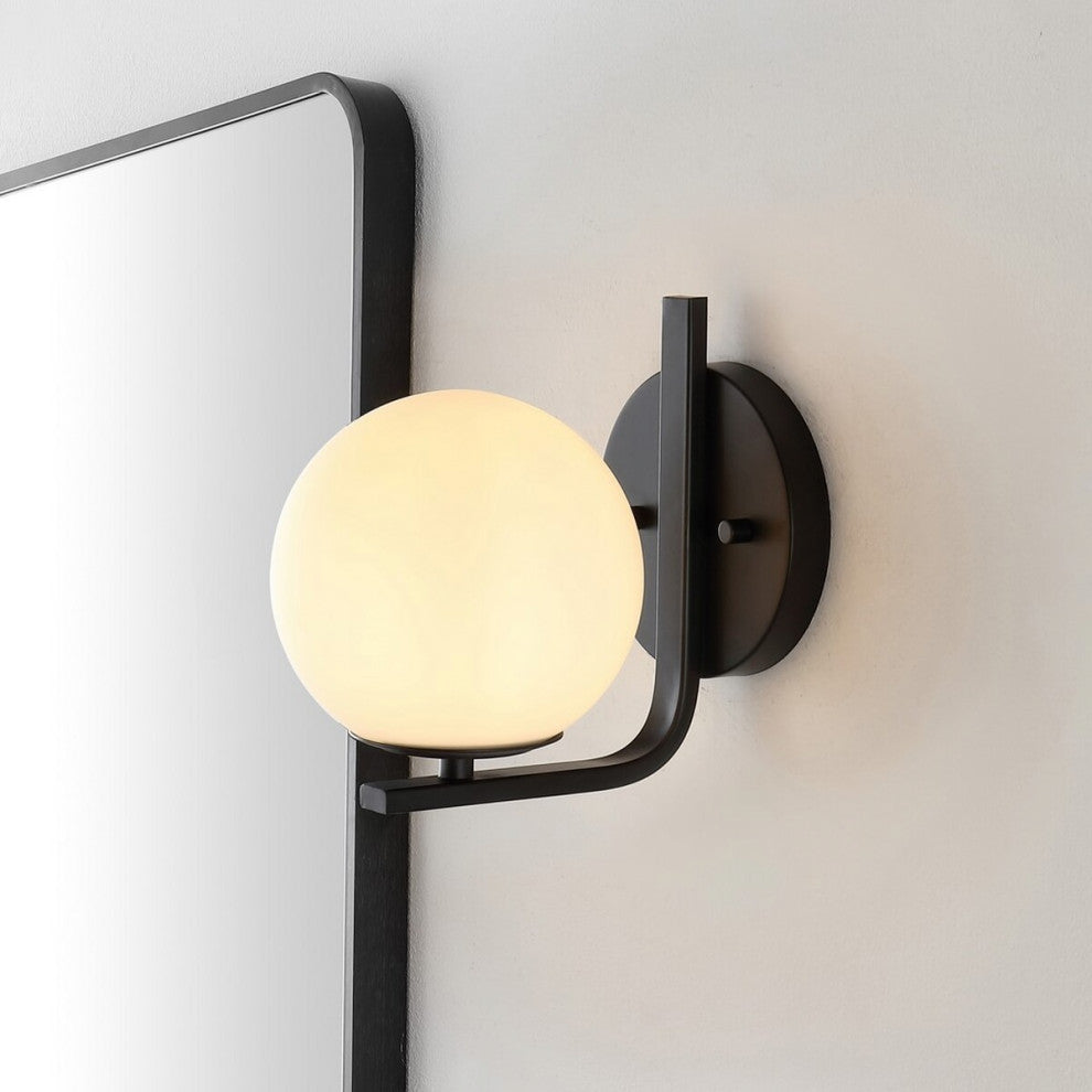 Safavieh Liraz 8" Wall Sconce, Black