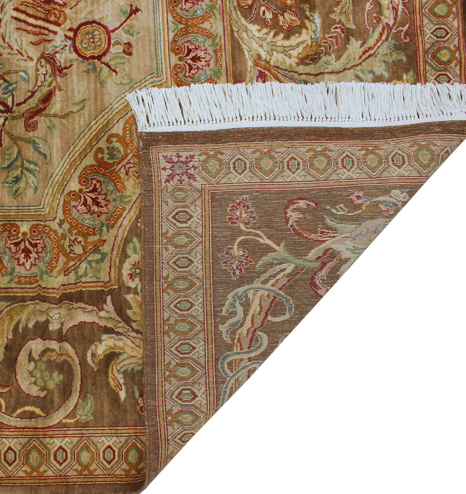 Pak-Persian Firdous Gray Rug, 6'0x9'0