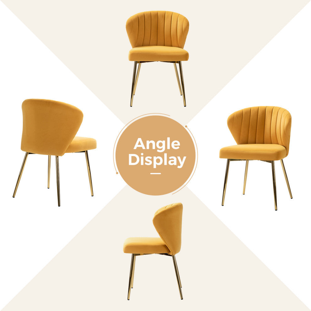 Milia Dining Chair, Mustard