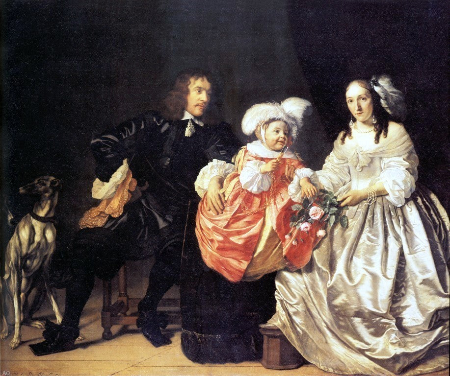 Bartholomeus Van der Helst Pieter van de Venne and Family Wall Decal