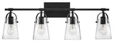 Hinkley Lighting 5134 Foster 4 Light 32"W Bathroom Vanity Light - Black