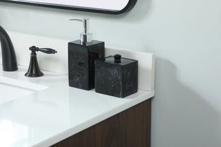 Bella 36" Midcentury Modern Walnut-Light Bathroom Vanity