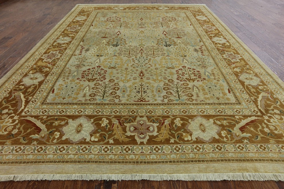Hand Knotted Peshawar Oriental Area Rug 9'x12', W1953