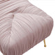 Jessica Mauve Velvet Bench