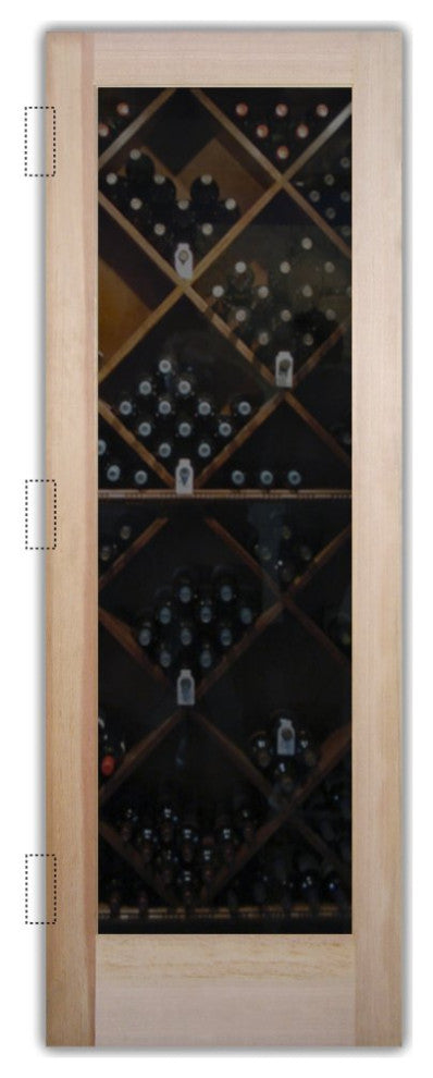 Wine Door - Grape Cluster Grape Ivy - Douglas Fir (stain grade) - 28" x 84"...