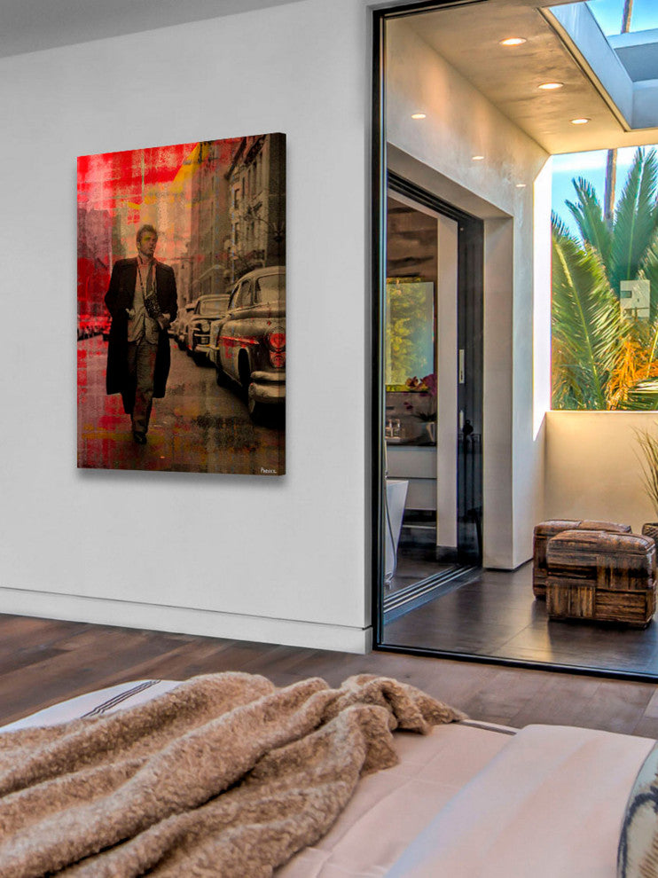 "James Dean -" Fine Art Canvas Print, 12"x18"