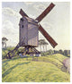 "Le Moulin de Kalf" Digital Paper Print by Theo Van Rysselberghe, 21"x24"