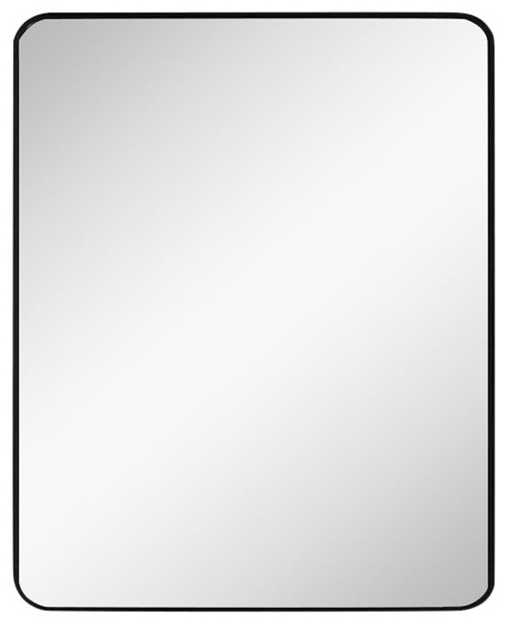 Framed Bathroom Mirror, Rectangular Mirror, Horizontal/Vertical, 30"x40