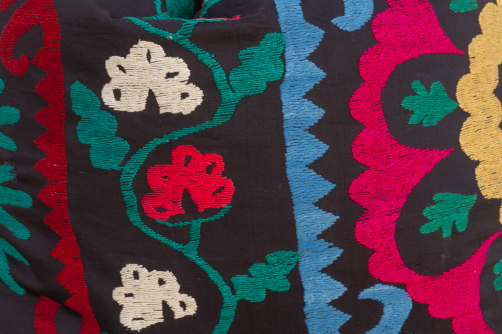 Esin Vintage Suzani Square Pillow