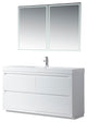 Vanity Art Single-Sink Bathroom Vanity With Resin Top, 60"