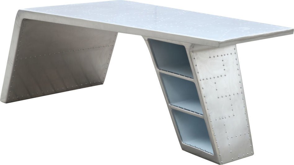 Classics Metolic Desk, Silver