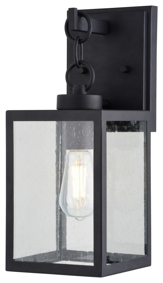 Vaxcel Lighting T0771 Berkley 15" Tall Outdoor Wall Sconce - Textured Black