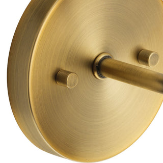 Cofield Collection Two-Light Vintage Brass Transitional Wall Sconce Vanity Light