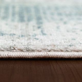 Eternal Ivory and Blue Area Rug, 7.8'x10.7'