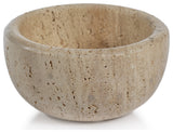 Sulu MultiServe Beige Travertine Bowls, 4"