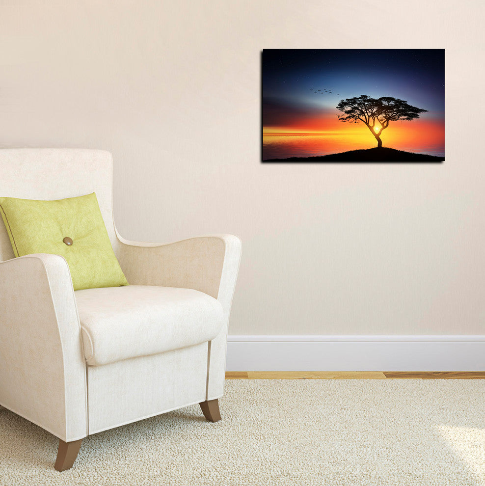 Epic Graffiti "The Soft Twilight" Giclee Canvas Wall Art, 12"x18"