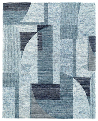 Obeetee Jaipur Abstract Hand Tufted Rug, Blue, 6'x9'