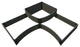 Weathered Wood 'Teardrop' - 8' X 8' X 11" Raised Garden Bed - 1" Profile