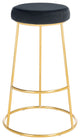 Safavieh Sabina Round Bar Stool, Black/Gold