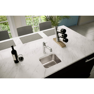 Elkay 14 1/2" Bowl Undermount Stainless Steel Bar/Prep Kitchen Sink, ELUH129