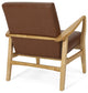 Gdf Studio Callisto Mid Century Modern Upholstered Club Chair Cognac/