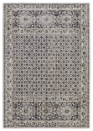 Weave & Wander Kiba Gray/Ivory Rug, 2'2"x3'