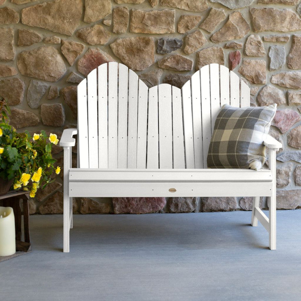 Hamilton 4'' Dining Height Bench, White