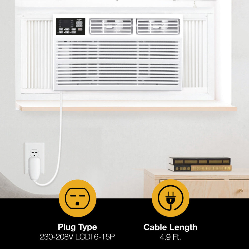 Energy Star 18,000 BTU 230V Window-Mounted Air Conditioner With Remote Control