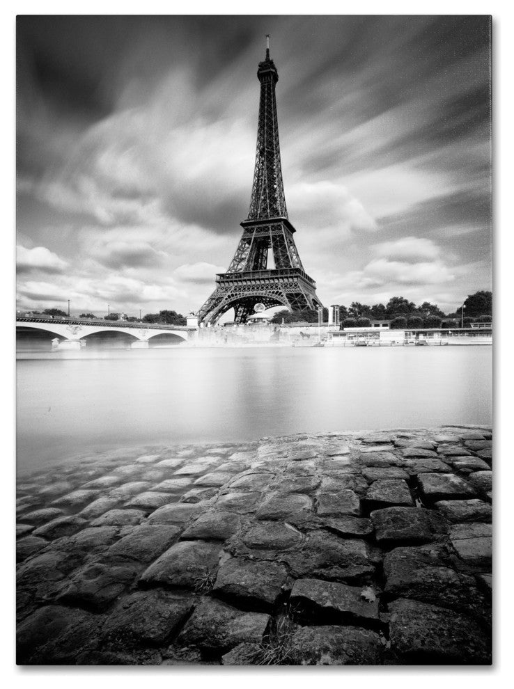 'Eiffel Tower Study I' Canvas Art by Moises Levy