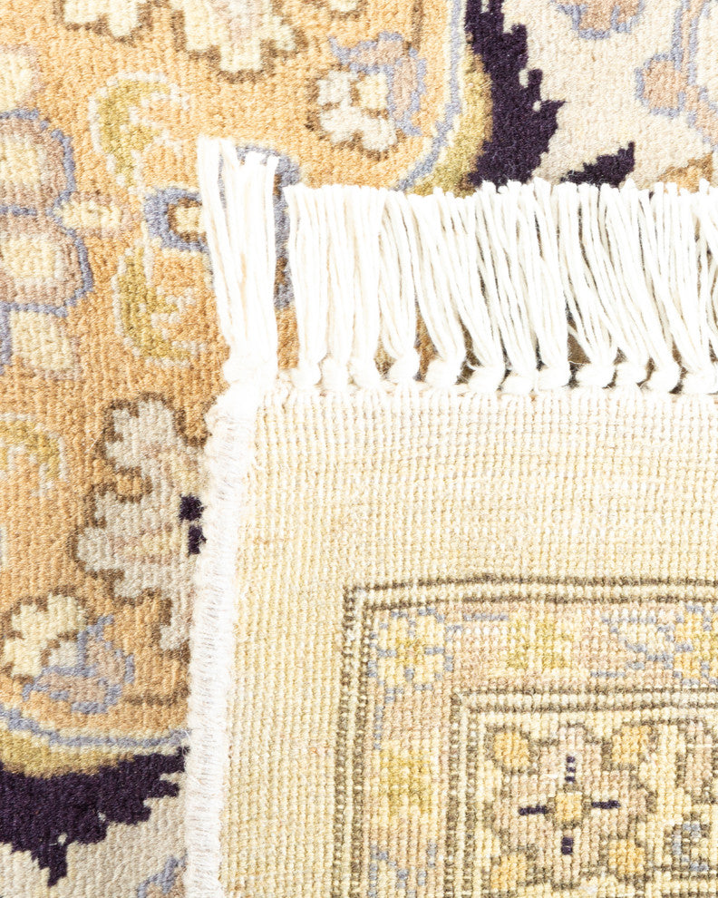 Mogul, One-of-a-Kind Hand-Knotted Runner Yellow, 6'4"x15'3"