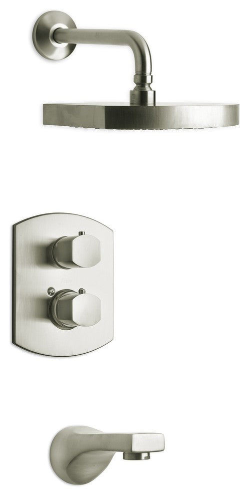 Novello Thermostatic Valve w/ 2-Way Diverter Vol Control Trim Kit, Valve Req