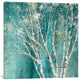 "Blue Birch Gallery" by Julia Purinton, 18x18x1.5"