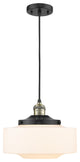 Innovations 201C-BAB-G691-12 Bridgeton 1 Light Mini Pendant, Black Antique Brass