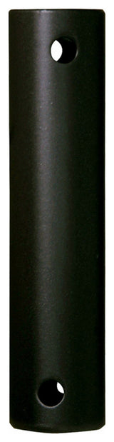 18" Downrod, Antique Brass, Black